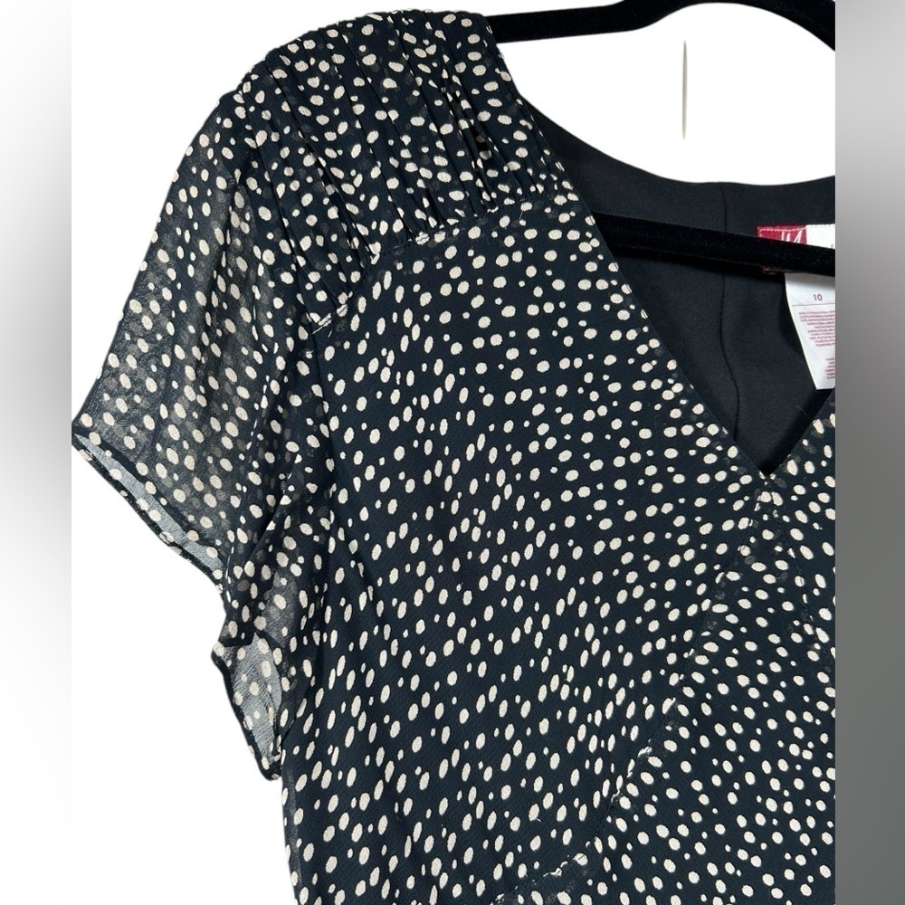 Beth Dutton-style maxi dress, 10, v-neck, ruffle sleeves, fitted Sexy Western - Picture 6 of 11